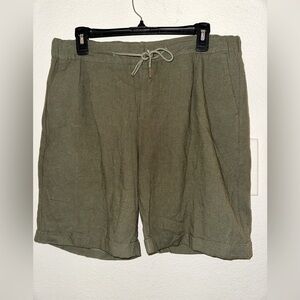 ESNTLS men’s green cotton aloe shorts L contemporary summer